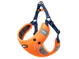 Мягкая шлейка для собак Walk Mood Harness M, оранжевая JOYSER 8023J