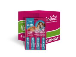 Жевательные колбаски для кошек из лосося и форели, 20 г Molina 2211