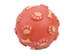 Игрушка для собак из винила "Мяч с лапками и косточками", d110мм Triol 12101014
