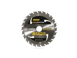 Диск пильный 190x30x1.7 мм, 24 зуба, по дереву, Hanskonner H9022-190-30-24T