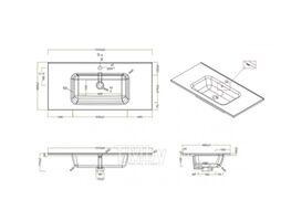 Тумба с умывальником BelBagno Etna-1000-2C-SO-BL-P + BB1000ETL