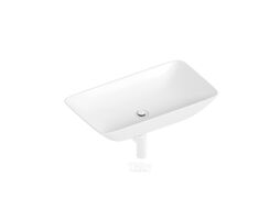 Умывальник Lauter 21886 + клапан 21190W + сифон 21635W (белый матовый)