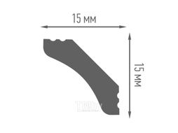 Плинтус потолочный ПЛИНТЭКС P 15/15