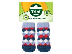 Носки для собак "Ромбы", размер M Triol 12231044