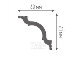Плинтус потолочный ПЛИНТЭКС I 60/60