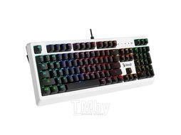 Клавиатура A4TECH B810RC (WHITE) USB механическая белый/черный USB for gamer LED