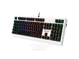 Клавиатура A4TECH B810RC (WHITE) USB механическая белый/черный USB for gamer LED