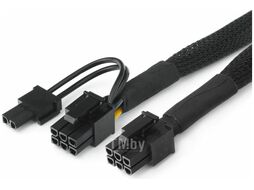 Кабель питания(int) CC-PSU-86 Gembird Internal power 6pin male to 6+2pin male 0.8m PCI-Express Cablexpert