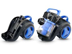 Пылесос циклонный GINZZU VS420 blue 1700W, Контейнер, Мультициклонный фильтр, Функция выдувания, синий
