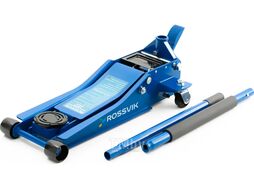 Домкрат подкатной V3 LOW PROFILE с педалью, г/п 3,0т, 75-505мм ROSSVIK TH32505B