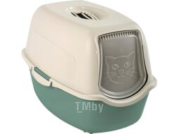 Туалет для кошек Eco BAILEY зеленый/белый Rotho 4004505092