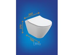 Унитаз подвесной с инсталляцией Cersanit City Smart CO DPL EO Slim (с кнопкой Twins 63523 хром глянцевый)