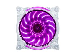 Вентилятор для корпуса 12RW6 белый, 120мм, RGB, Разъем питание-управления 6-pin (Модель совместимого контроллера Ginzzu CRC10, CRC11)