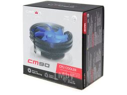 Кулер SocAll CM-90 Crown TDP 95W, 3-pin, (1200, 775,1150,1151,1155, 754/939/940/AM2/AM3/FM1/FM2)