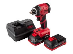 Аккумуляторный шуруповерт, ударный, 18 В, 4 предмета, кейс MIGHTY SEVEN DS-203S