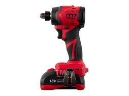 Аккумуляторный шуруповерт, ударный, 18 В, 4 предмета, кейс MIGHTY SEVEN DS-203S