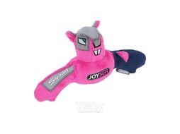 Игрушка для собак Squad mini Белка J-Rell с пищалкой S/M, розовая, 19 см JOYSER 7011J