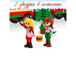 Конструктор Ausini Поезд чудес 25524 / 4351960 (266эл)