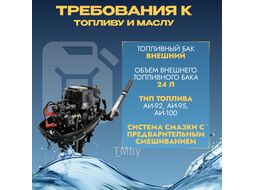 Мотор лодочный BarrakuDA HD9.9FHS