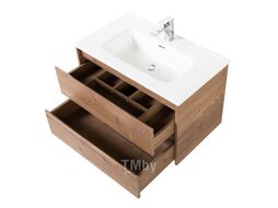 Тумба с умывальником BelBagno Kraft-1000-2C-SO-RT + LOV-1000-LVB