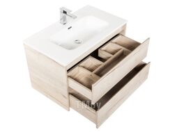 Тумба с умывальником BelBagno Kraft-800-2C-SO-RGB + LOV-800-LVB