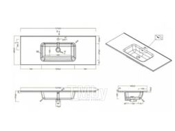 Тумба с умывальником BelBagno KRAFT-1400-4C-SO-2-RGB + BB1200-2-ETL