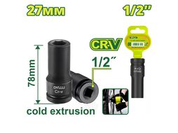 Торцевая головка удлиненная ударная 1/2 " 27 мм DYLLU DTMS3227