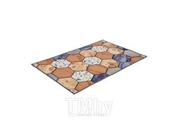 Коврик влаговпитывающий "Velur" 50*80 см "Мраморная плитка", VORTEX 24408