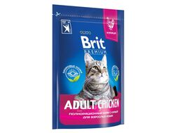 Корм сухой для взрослых кошек с курицей Cat Adult Chicken, 400 г Brit Premium 5049073