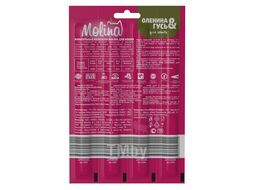 Жевательные колбаски для кошек из оленины и гуся, 20 г Molina 2204