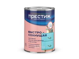 Эмаль акриловая быстросохнущая 0,9кг белая матовая Престиж 01-084-001-009