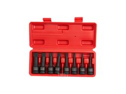 Набор головок ударных 1/2", Spline M5-M18, 8 предметов ROSSVIK ST243