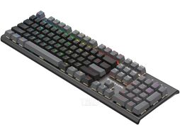 Клавиатура USB A4Tech Fstyler FS100 Neon (серый/черный) механическая, пластик, интерфейс подключения - USB-A, цвет черный/серый