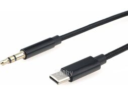 Кабель-переходник CCAB-CM35M-1M-B Gembird USB Type-C (вилка) / Jack 3.5 (вилка), 1м Cablexpert