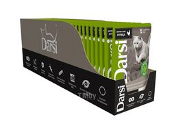 Паучи для стерилизованных кошек с курицей Sterilised, 85 г Darsi 7780