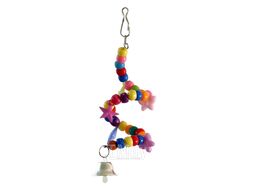Игрушка для птиц "Змейка", 180*30мм Triol 52181046