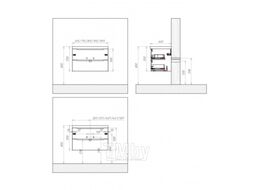 Тумба с умывальником BelBagno Etna-800-2C-SO-BL-P + LOV-800-LVB