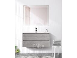 Тумба с умывальником BelBagno KRAFT-800-2C-SO-CG + LOV-800-LVB