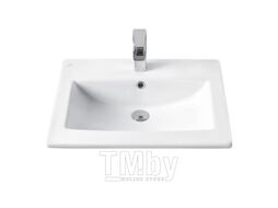 Тумба с умывальником Viant Люксембург Элина 60 / VLUX60ELD-T2YP (дерево)+1WH501606