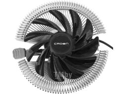 Кулер Soc1151/775/AM4/AM3/FM2 CM-S1250TPWM Crown безвинтовое крепление, TDP 125W, коннектор 4-pin, PWM Высота 53мм