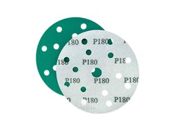 Диск шлифовальный зеленый, d150 мм, P180, velcro, тип зерна: цирконий, 15 отверстий ГАММАТЕСТ SL312GP180