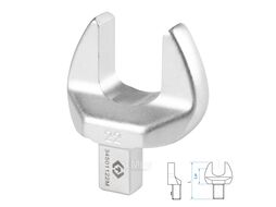 Насадка рожковая серии "FIT", 22 мм, 9х12 мм KING TONY 34501122M