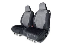 Комплект накидок на автомобильные сиденья Autoprofi ALC-0210 BK/BK