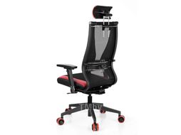 Кресло ErgoLife Sit 10 B2-170D - Mesh(T)+UMF(SY271) + EcoLeather (Extra) / Kb38 / Wh09 / D03P / H3mL-Pf-2D (TG1.0Ch / M09.B22.G18.W02) (Черный-Красный) Metta