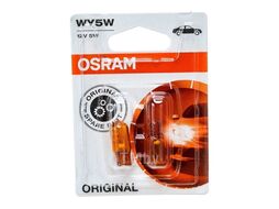 Комплект ламп накаливания (в комплекте 2 шт.) orange WY5W OSRAM 2827NA-02B