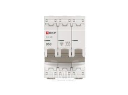 Автоматический выключатель 3P 50А (D) 4,5kA ВА 47-63N EKF PROxima M634350D