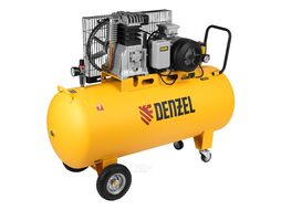 Компрессор воздушный рем. привод BCI3000-T/200, 3,0 кВт, 200 литров, 530 л/мин Denzel 58119