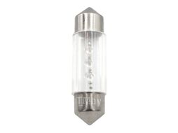 Лампа светодиодная C5W 12V T11x36 S8,5 3LED RED МАЯК 12T11X36-R\3LED