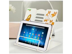 Подставка для книг и учебников Corgi Pup, регулируемый наклон, металл, BRAUBERG KIDS 238054