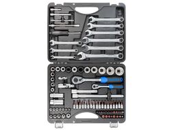Набор инструментов 82+6пр. Premium 1/4" 1/2(12гр.) 1/2"(17,19мм-6гр.) Forsage F-4821-9 PREMIUM